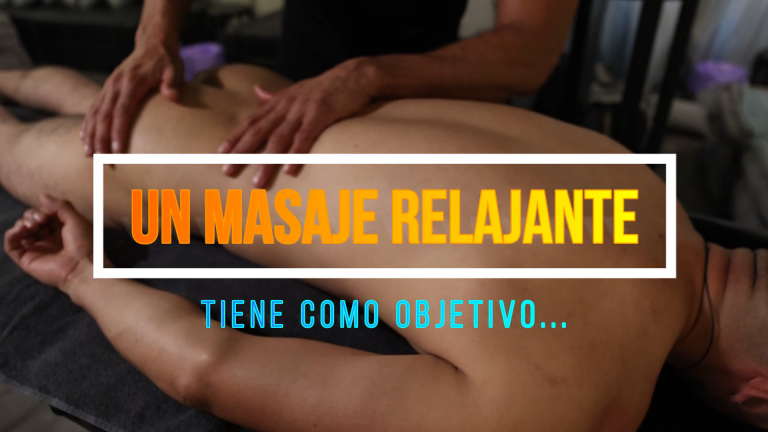 Masaje relajante en acción