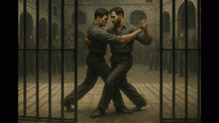 Baile de tango varón-varón en Buenos Aires