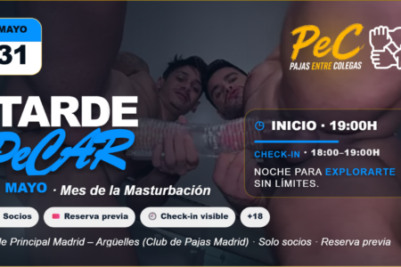 PeC Madrid –  Tarde PeCAR 31 Mayo – Mes de la Masturbación