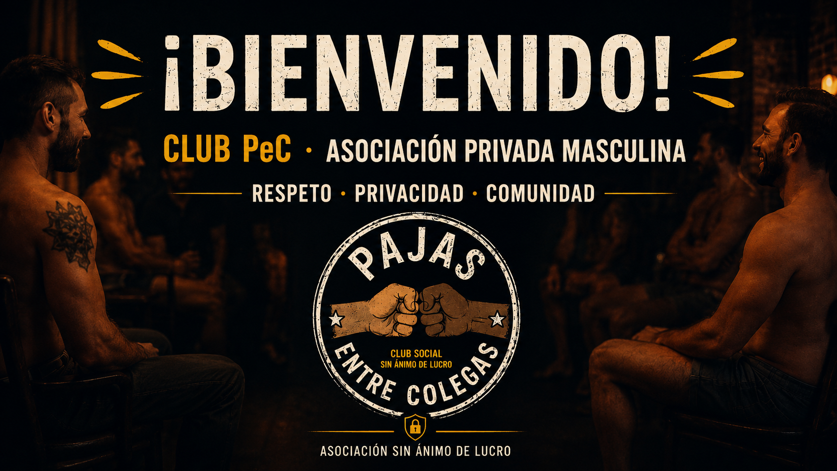 Bienvenido al primer club oficial de masturbación masculina grupal de España