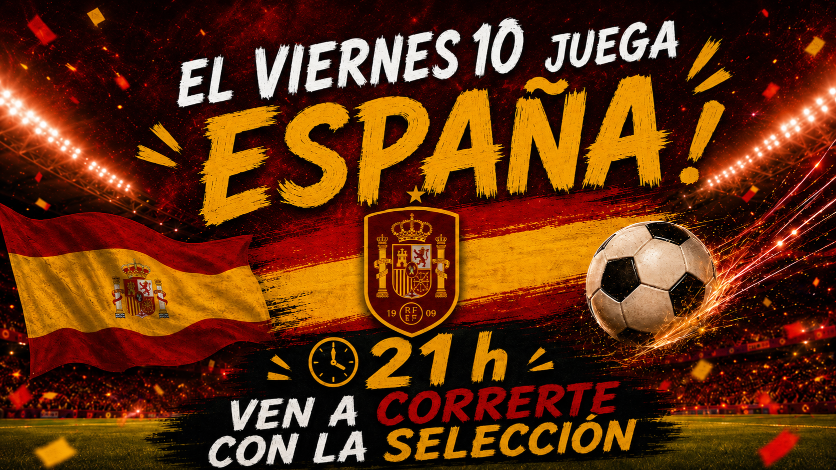 Ven a correrte con la selección