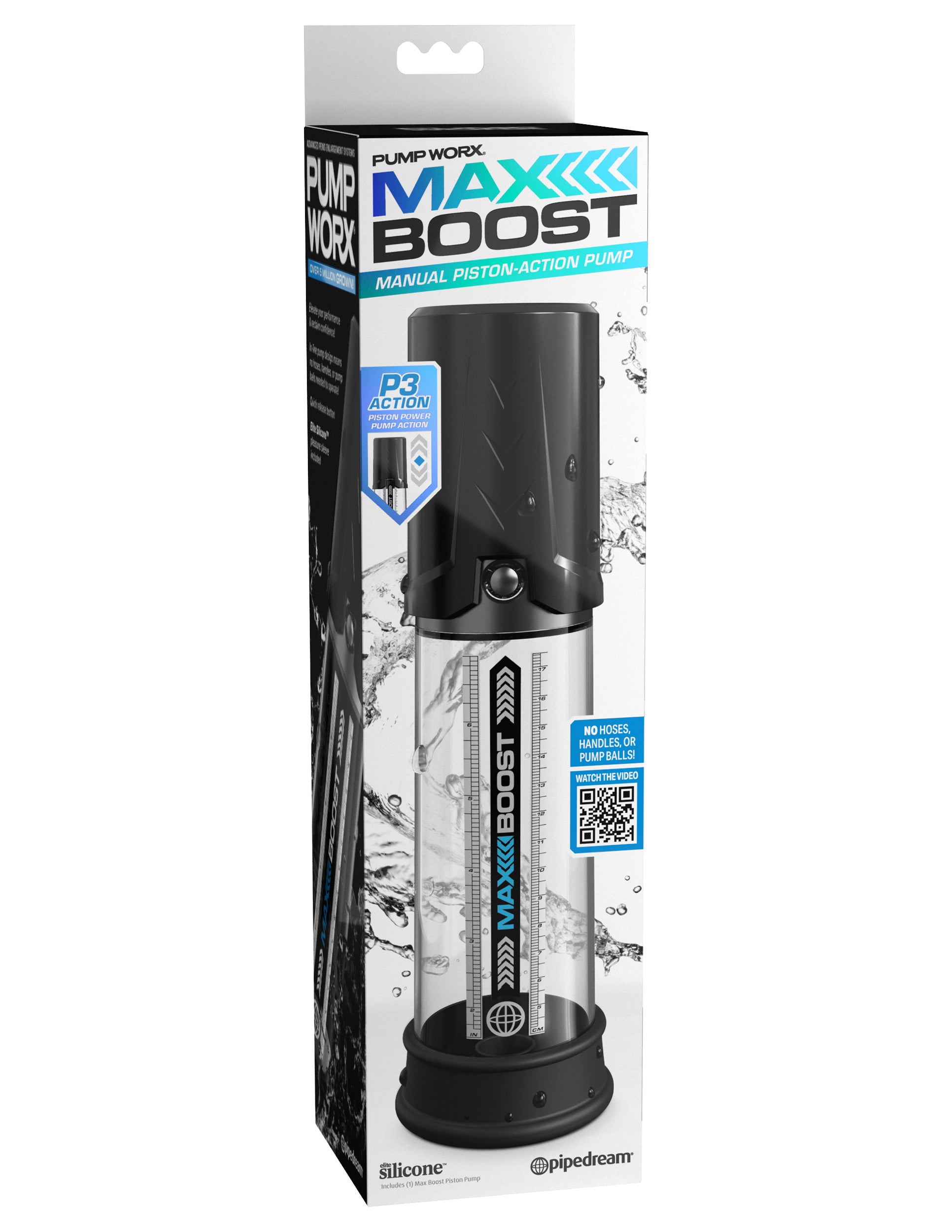Pump Worx Max Boost Black - selección PeC